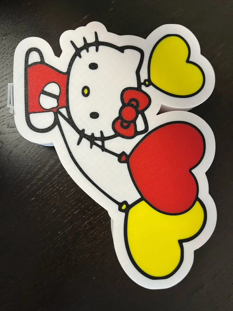 Hello Kitty with Ballon Light Box