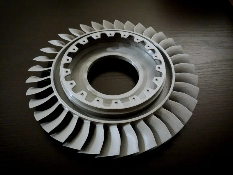 Jet Engine Compressor Blisk
