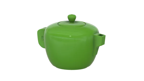 Théière façon jade