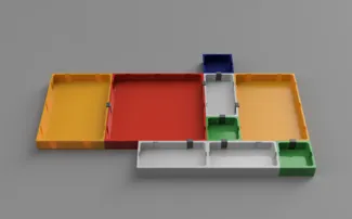 Modular Customizable Organizers for Your Personal Items
