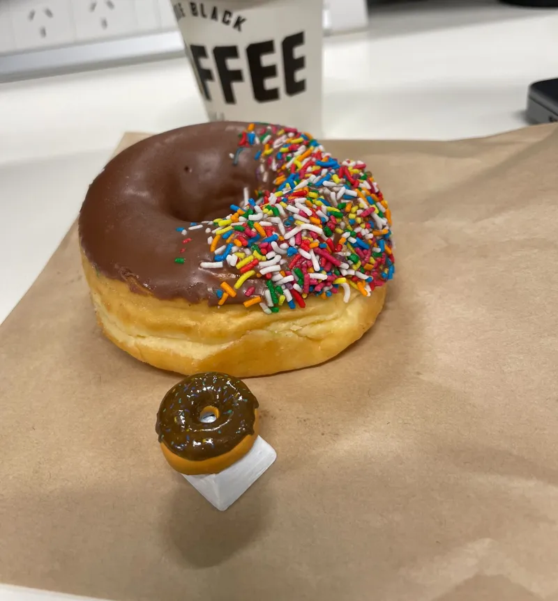 Donut Artisan Keycap for Cherry MX Stem