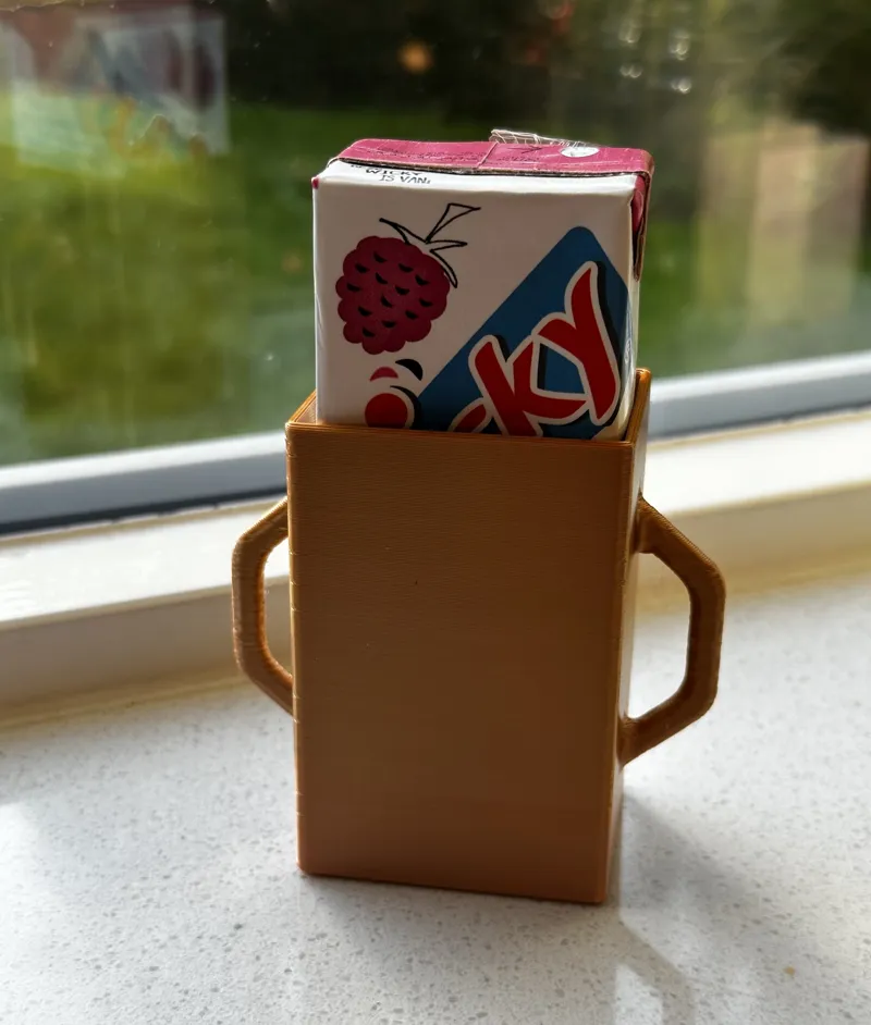 Juice box holder