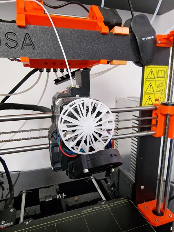 Visualiseur d'extruder, cage à bille