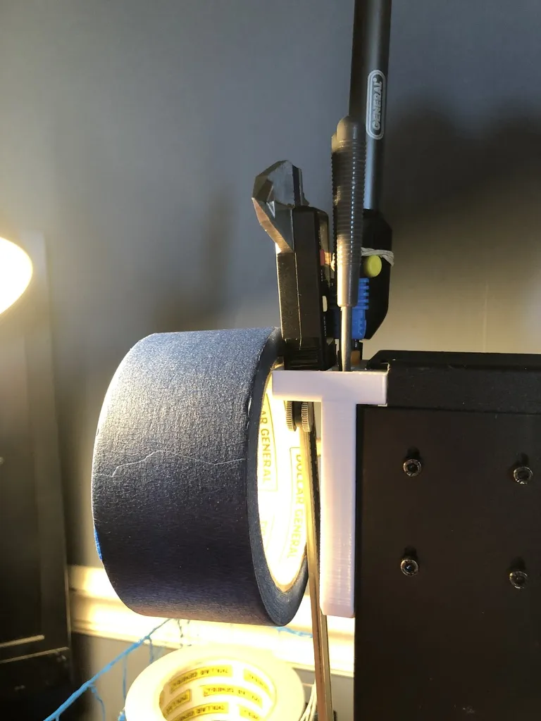 LEFT SIDE TAPE & TOOL HOLDER Wanhao Duplicator i3 Monoprice Maker Select V2