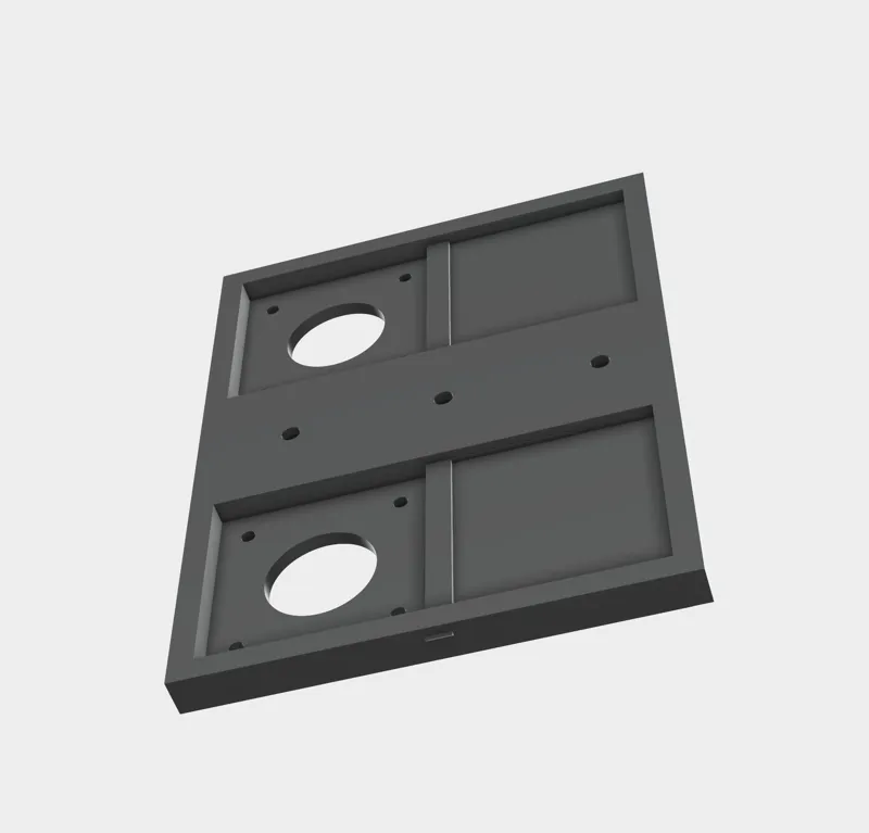 Dual NEMA 17 Extruder Bracket for aluminum extrusion printers