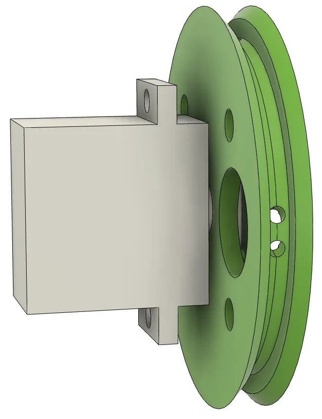 FS90 servo motor wheel