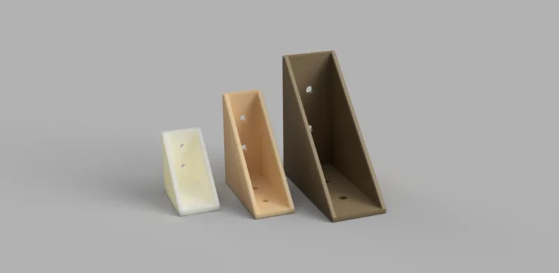 Corner shelf  brackets - various dimensions