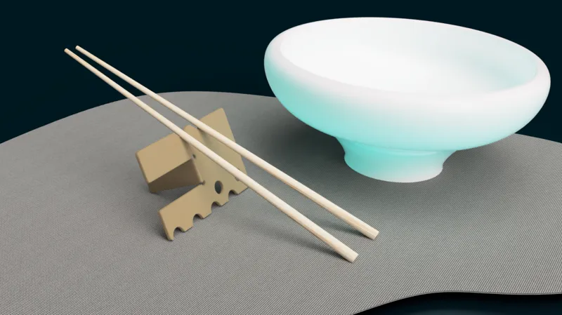 Chopstick holder creditcard