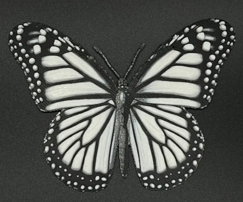 HueForge Monarch Butterfly