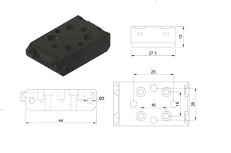 EVA 3.0 Heat Set MGN 9H Top Endstop