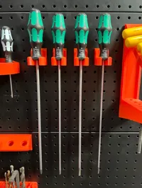 Support pegboard pour tournevis longs Wera — photo 1
