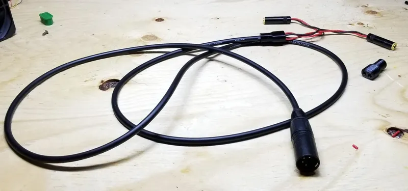 Balanced Headphone Cable Midpoint Spitter for Canare Cable