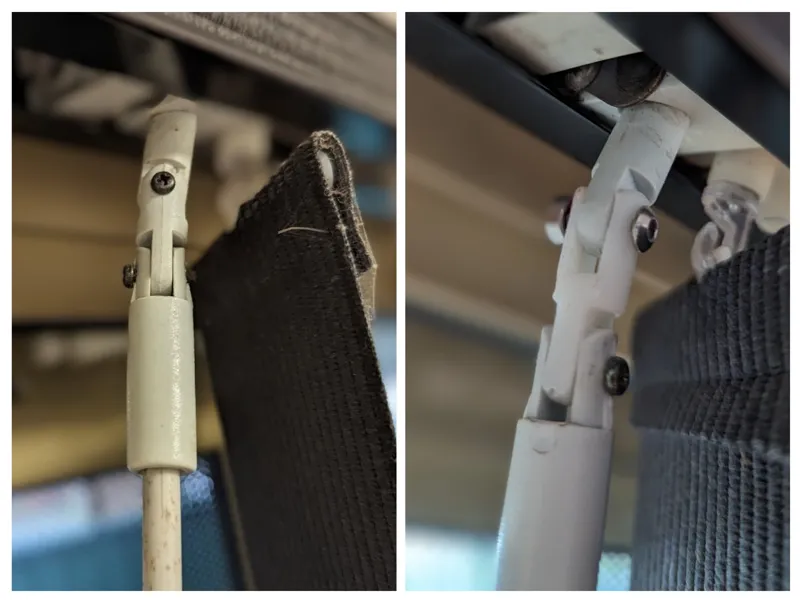 Blind Wand Replacement Hinge
