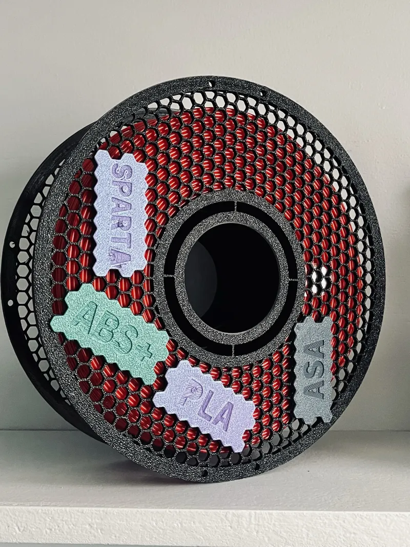 Labels for Bambu Lab Reusable Spool Hex Remix