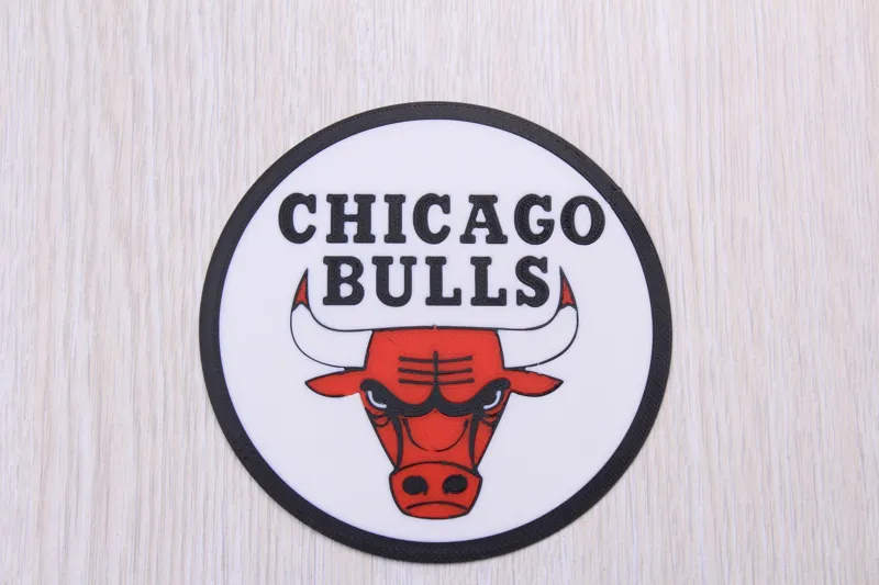 Chicago Bulls Multi-Color 3D Sign