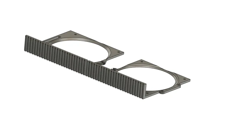 MSI Gaming X Trio 3080 GPU Fan Adapter 120mm fans