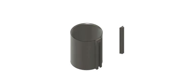 Quechua MH500 0.8L water bottle wall bracket