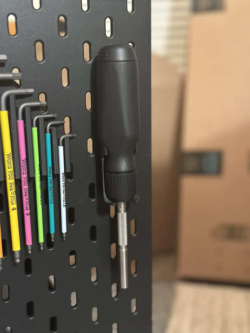 Minimal LTT Screwdriver Skadis Holder - TNut