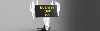 Bucking Business stuff Business card holder