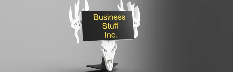 Bucking Business stuff Business card holder