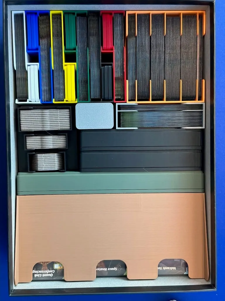 Ares Expedition plus all expansions insert for Kickstarter "big box" (supports sleeves)