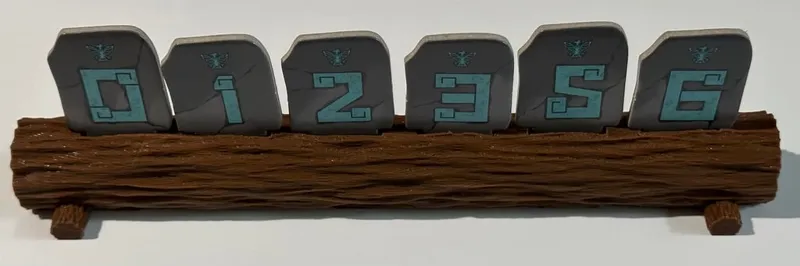 The Lost Code log stone token holder