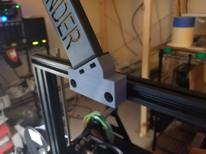 Ender 3 Filament Spool Holder Adapter Sidemount v01