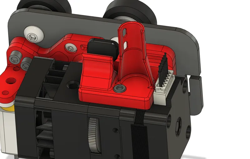 BiQu H2 Extruder Grip And Cable Guide