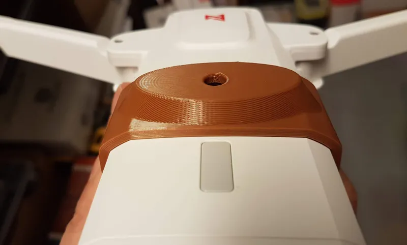 Fimi X8 SE external camera mounts (top and bottom)