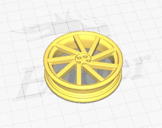 Wheel key chain