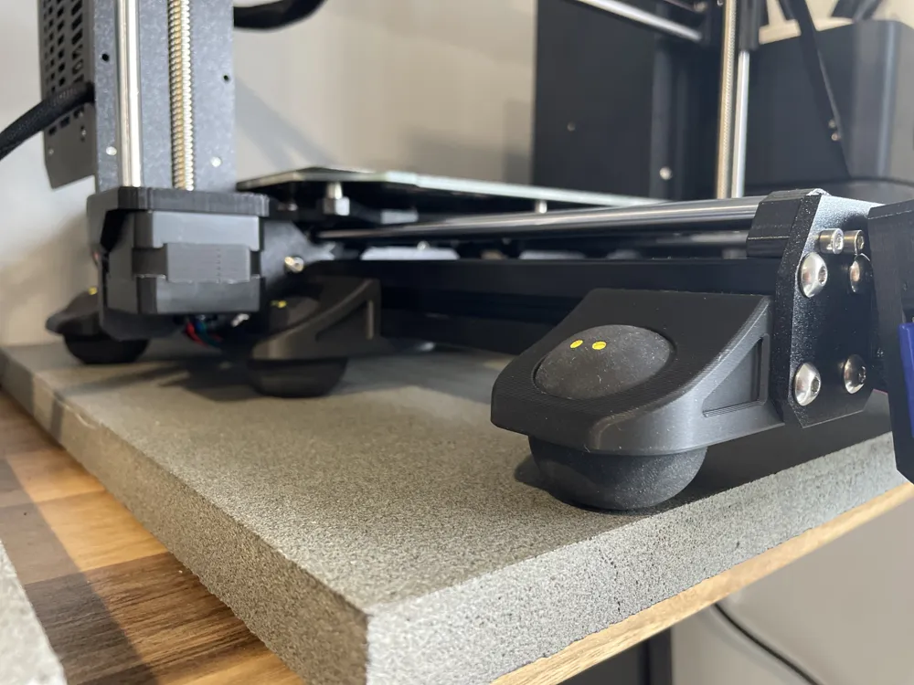 Prusa i3 MK3/MK3S/MK3S+ Squash Ball Feet System Remixed by erickson85