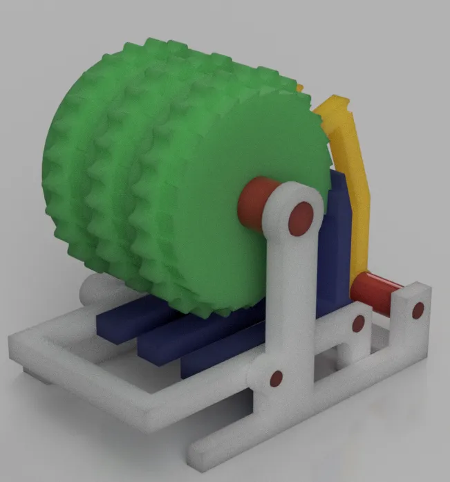 Ratchet and Pawl Mechanism by DownTheShed MakerWorld