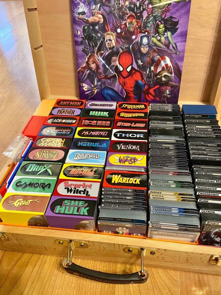 Art Supply Box Vertical Insert