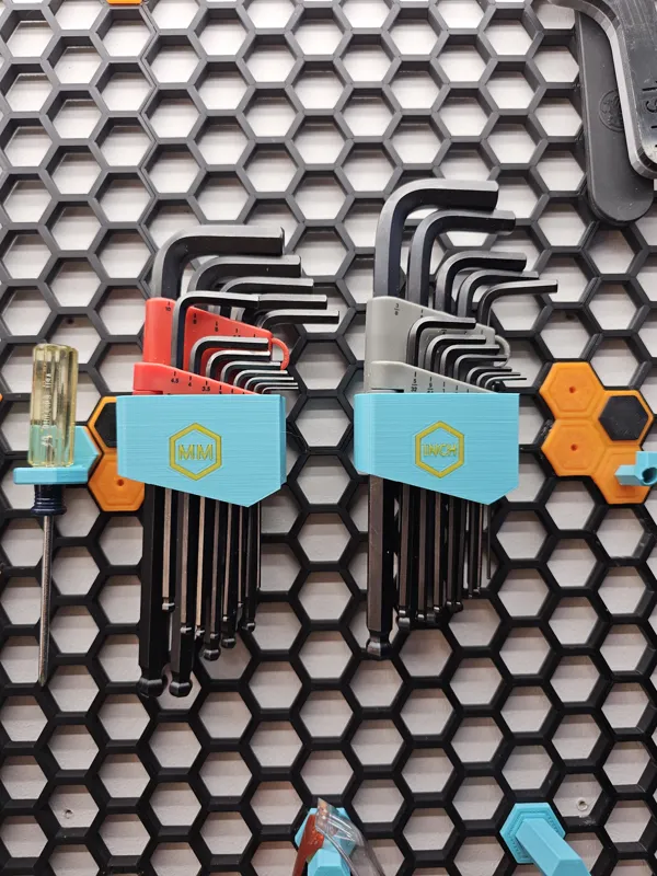 Honeycomb Storage Wall (HSW) Tekton allen key holder