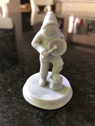 Traditional Newfoundland Bodhran Musician Figurine