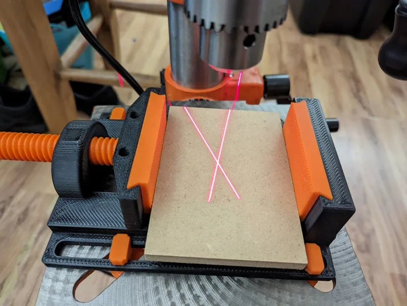 Drill Press Vise - Mostly Printed