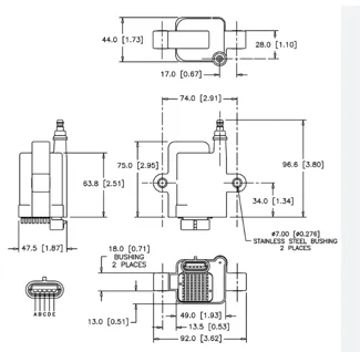 Coilmount AEM ignition coil