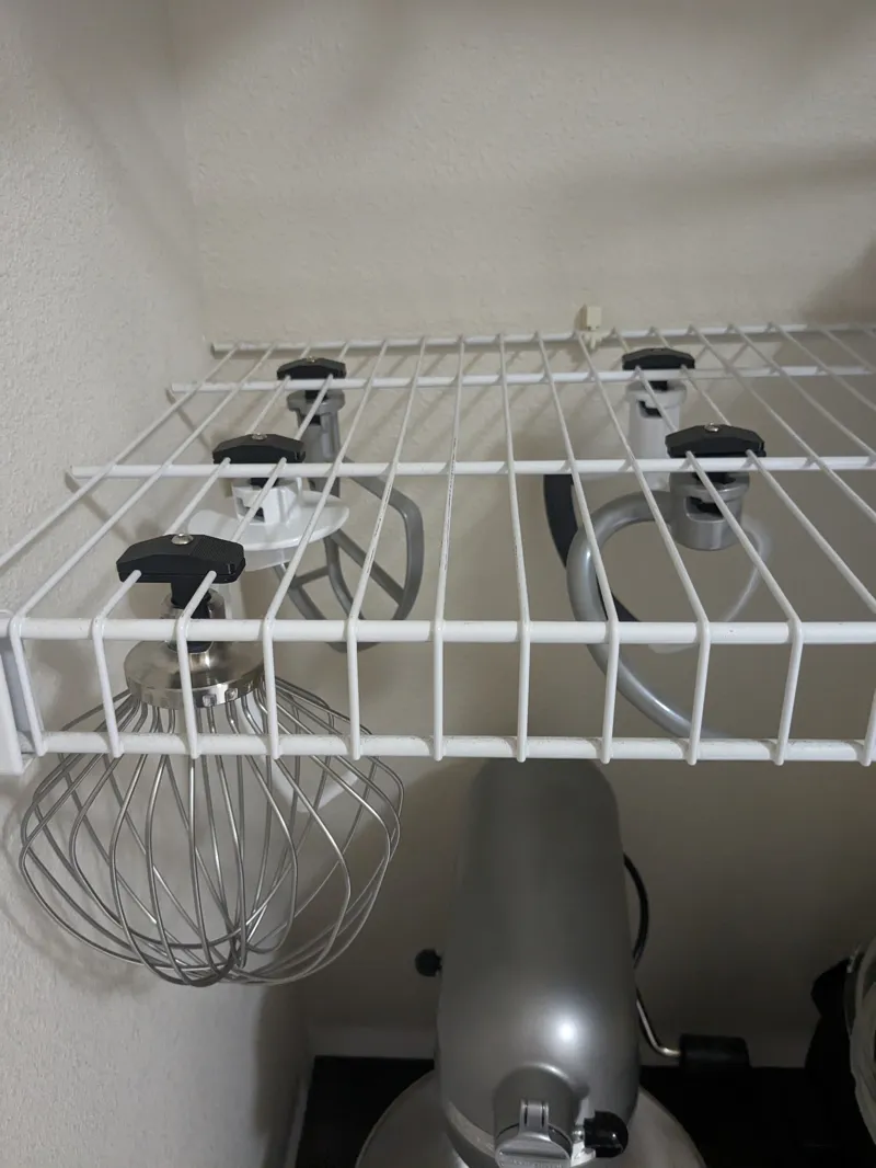 KitchenAid Stand Mixer Attachment Shelf Bracket