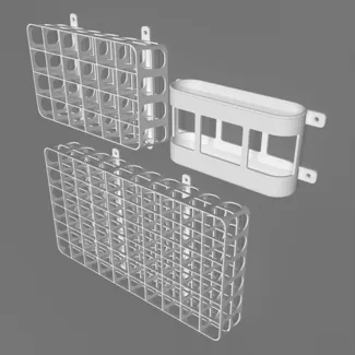 BRUSH AND PAINTS SUPPORT