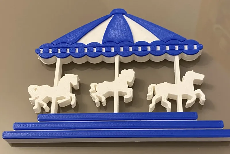 Carousel Cake Decoration