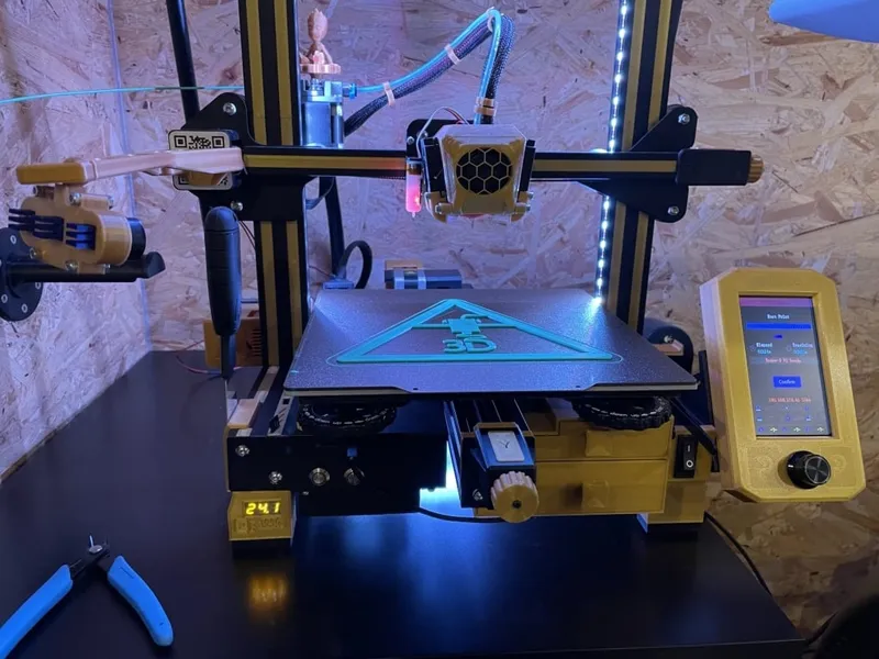 Ender 3 V2 mini Voltmeter Feet Riser 45mm