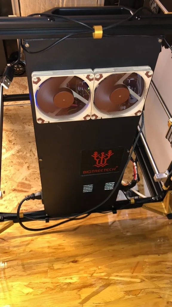 Ender 5 Plus Silent Fan Mod Strömungslüftung Schlitzcover Abdeckungen