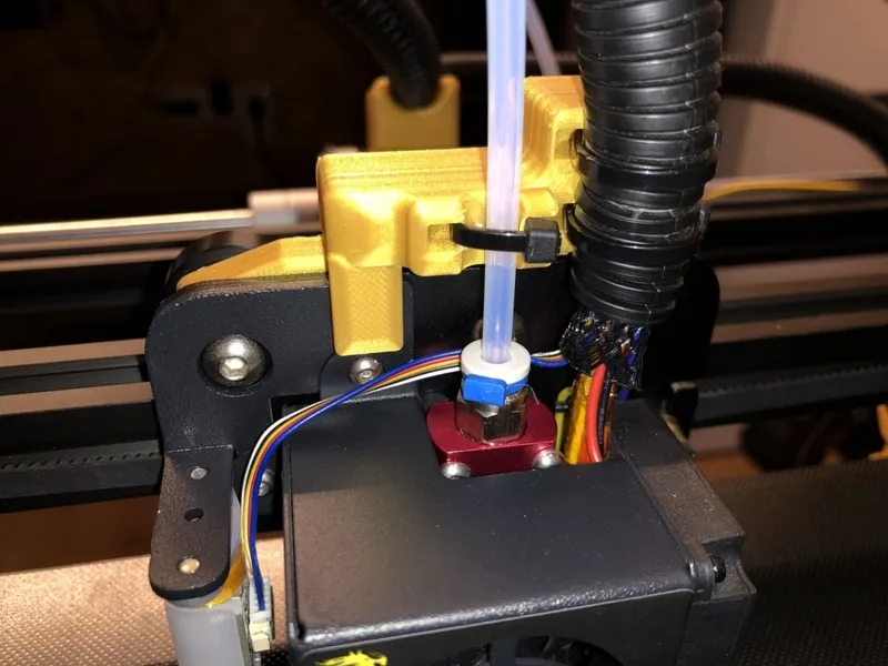 Ender 5 Plus Hotend Support Cable Holder with BL-Touch
