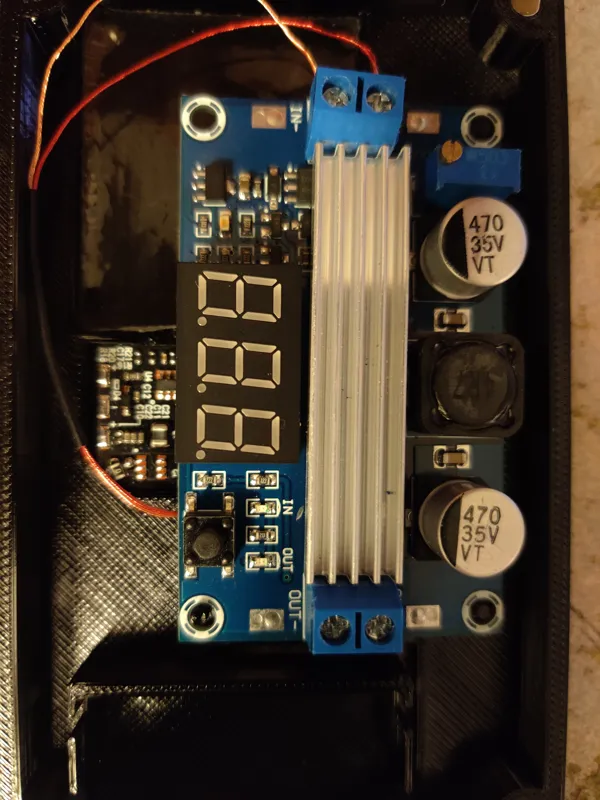 Receiver and duct mod to support XINGYHENG style DC to DC booster