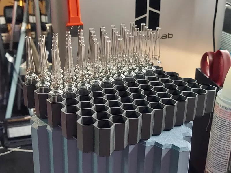 Vial Ampule Hexacomb storage