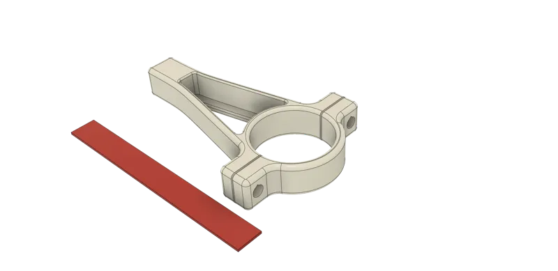 45mm Roll Cage Clamp Universal M6 Heated Insert
