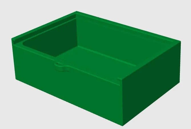 Corrado frame rail box for electronics