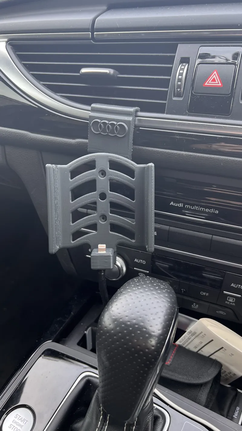 Audi A6 (C7) Car Phone Holder for the iPhone 13 Pro Max