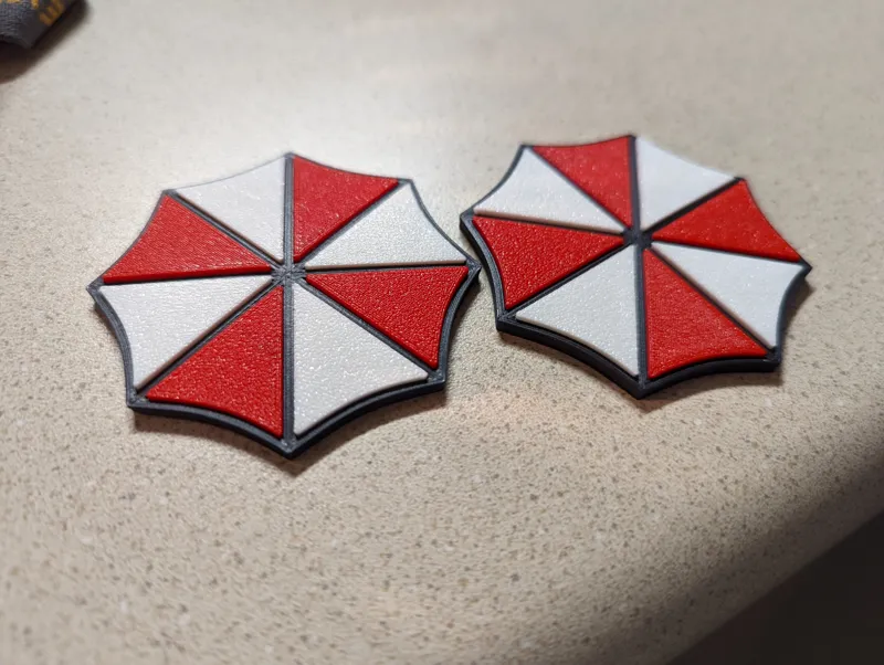 Umbrella Corporation Logo Magnet (Red/White Inserts)