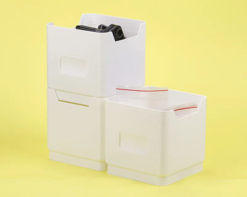 Box Stack Container - Peek-able